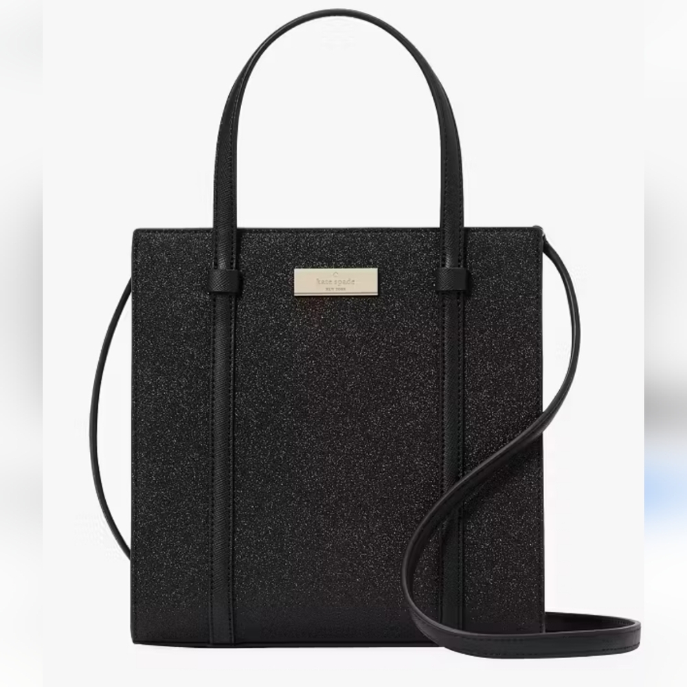 Kate Spade Kenzie Small Glitter Tote Limited Edition NWT - Picture 8 of 11